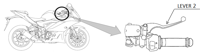 YZFR3 MT03 Brake Lever